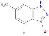 3-Bromo-4-fluoro-6-methyl-1H-indazole