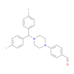 4-(4-[Bis(4-fluorophenyl)methyl]piperazin-1-yl)benzaldehyde