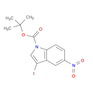 3-IODO-5-NITROINDOLE-1-CARBOXYLIC ACID TERT-BUTYL ESTER