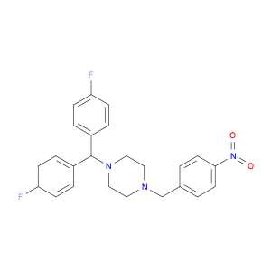 1-[Bis(4-fluorophenyl)methyl]-4-(4-nitrobenzyl)piperazine