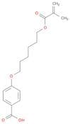 4-[[6-[(2-Methyl-1-oxo-2-propen-1-yl)oxy]hexyl]oxy]benzoic acid