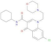 N-CYCLOHEXYL-7-CHLORO-1-[2-(4-MORPHOLINYL)ETHYL]QUINOLIN-4(1H)-ONE-3-CARBOXAMIDE