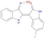 5'-Fluoro-1H,1'H-[2,3']biindolylidene-3,2'dione3-oxime