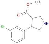 (3R,4S)-Methyl 4-(3-chlorophenyl)pyrrolidine-3-carboxylate