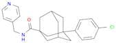 3-(4-Chlorophenyl)-N-(4-pyridinylmethyl)tricyclo[3.3.1.13,7]decane-1-carboxamide