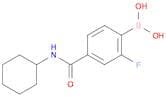 B-[4-[(Cyclohexylamino)carbonyl]-2-fluorophenyl]boronic acid
