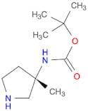 tert-butyl N-[(3S)-3-methylpyrrolidin-3-yl]carbamate