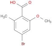 4-Bromo-2-methoxy-6-methylbenzoic acid