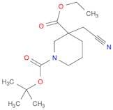 1-tert-Butyl 3-ethyl 3-(cyanomethyl)piperidine-1,3-dicarboxylate