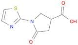 5-Oxo-1-(2-thiazolyl)-3-pyrrolidinecarboxylic acid