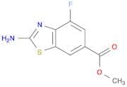 methyl 2-amino-4-fluoro-1,3-benzothiazole-6-carboxylate