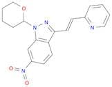 (E)-6-Nitro-3-(2-(pyridin-2-yl)vinyl)-1-(tetrahydro-2H-pyran-2-yl)-1H-indazole