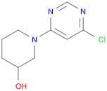 1-(6-Chloropyrimidin-4-yl)piperidin-3-ol