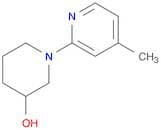 1-(4-Methylpyridin-2-yl)piperidin-3-ol