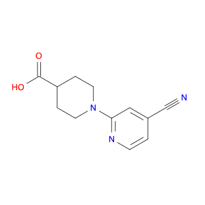 1-(4-Cyanopyridin-2-yl)piperidine-4-carboxylic acid