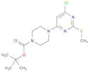 tert-Butyl 4-(6-chloro-2-(methylthio)pyrimidin-4-yl)piperazine-1-carboxylate
