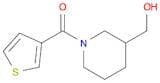(3-(Hydroxymethyl)piperidin-1-yl)(thiophen-3-yl)methanone