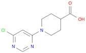 1-(6-Chloropyrimidin-4-yl)piperidine-4-carboxylic acid