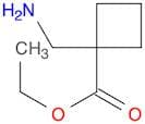 Cyclobutanecarboxylic  acid,  1-(aminomethyl)-,  ethyl  ester