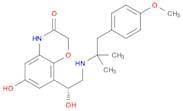 6-Hydroxy-8-[(1R)-1-hydroxy-2-[[2-(4-methoxyphenyl)-1,1-dimethylethyl]amino]ethyl]-2H-1,4-benzoxaz…