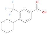 Benzoic acid, 4-cyclohexyl-3-(trifluoromethyl)-