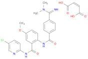 N-(5-Chloro-2-pyridinyl)-2-[[4-[(dimethylamino)iminomethyl]benzoyl]amino]-5-methoxybenzamide (2Z)-…