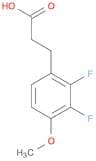 3-(2,3-Difluoro-4-methoxyphenyl)propanoic acid