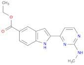 Ethyl 2-(2-(methylamino)pyrimidin-4-yl)-1H-indole-5-carboxylate