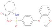 1-[4-(2-Methoxyphenoxy)phenylsulfonylamino]cyclohexanecarboxylic acid