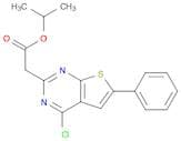 Isopropyl 2-(4-chloro-6-phenylthieno[2,3-d]pyrimidin-2-yl)acetate