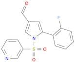 1H-Pyrrole-3-carboxaldehyde, 5-(2-fluorophenyl)-1-(3-pyridinylsulfonyl)-
