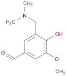 3-[(Dimethylamino)methyl]-4-hydroxy-5-methoxybenzenecarbaldehyde