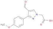 [4-Formyl-3-(4-methoxyphenyl)-1h-pyrazol-1-yl]acetic acid