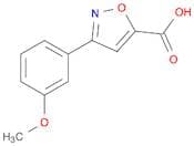 3-(3-Methoxyphenyl)isoxazole-5-carboxylic acid