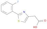 [2-(2-Fluorophenyl)-1,3-thiazol-4-yl]acetic acid