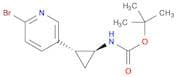 tert-butyl ((1R,2S)-2-(6-bromopyridin-3-yl)cyclopropyl)carbamate