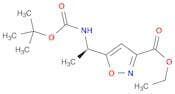 (R)-Ethyl 5-(1-((tert-butoxycarbonyl)amino)ethyl)isoxazole-3-carboxylate