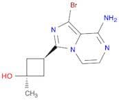 cis-3-(8-Amino-1-bromoimidazo[1,5-a]pyrazin-3-yl)-1-methylcyclobutanol