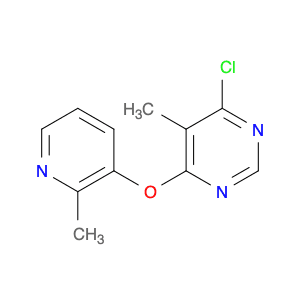 4-Chloro-5-methyl-6-(2-methylpyridin-3-yloxy)pyrimidine
