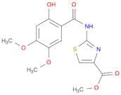 2-[(2-Hydroxy-4,5-dimethoxybenzoyl)amino]-1,3-thiazole-4-carboxylic acid methyl ester