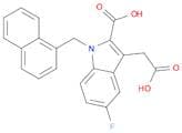3-(Carboxymethyl)-5-fluoro-1-(naphthalen-1-ylmethyl)-1H-indole-2-carboxylic acid