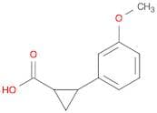 2-(3-Methoxyphenyl)cyclopropanecarboxylic acid