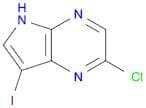 5H-​Pyrrolo[2,​3-​b]​pyrazine, 2-​chloro-​7-​iodo-