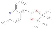 2-methyl-5-(tetramethyl-1,3,2-dioxaborolan-2-yl)quinoline