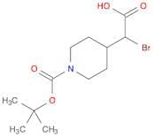 2-Bromo-2-(1-(tert-butoxycarbonyl)piperidin-4-yl)acetic acid