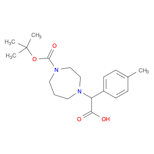 2-(4-(tert-Butoxycarbonyl)-1,4-diazepan-1-yl)-2-(p-tolyl)acetic acid