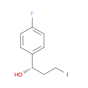 (S)-1-(4-fluorophenyl)-3-iodopropan-1-ol