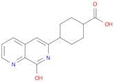 4-(8-Hydroxy-1,7-naphthyridin-6-yl)cyclohexanecarboxylic acid