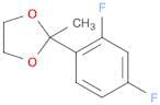 2-(2,4-Difluorophenyl)-2-methyl-1,3-dioxolane