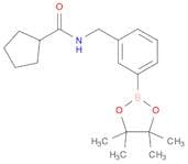 N-[[3-(4,4,5,5-tetramethyl-1,3,2-dioxaborolan-2-yl)phenyl]methyl]cyclopentanecarboxamide